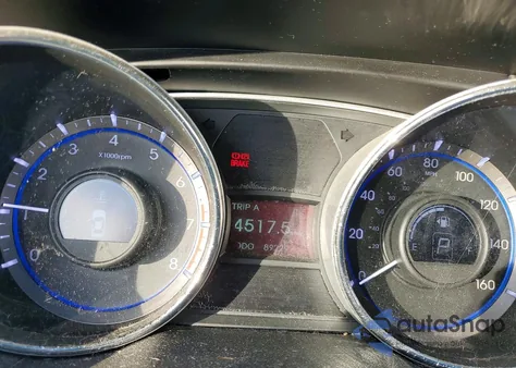 2013 Hyundai Sonata Se z USA, uszkodzony, nr VIN 5NPEC4AC0DH763531